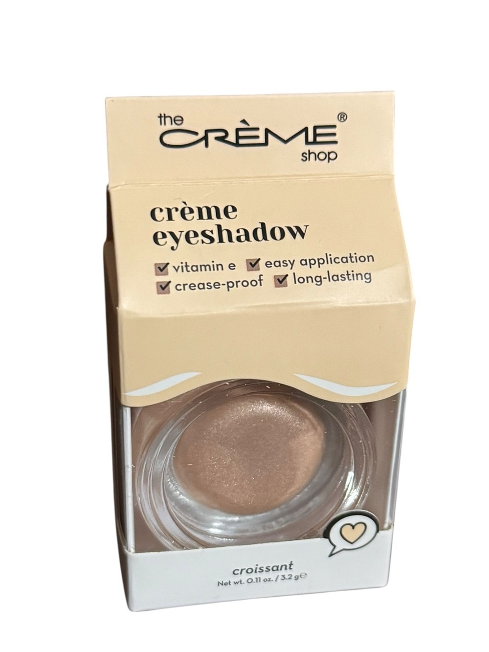 The Creme Shop Eyeshadow Croissant 0.11oz 3.2g New In Box Sealed